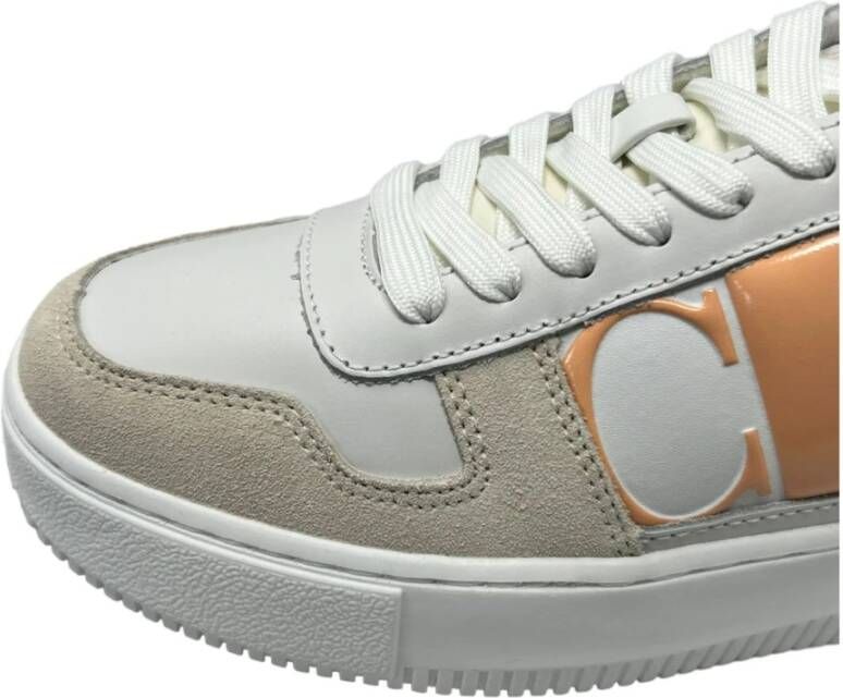 Calvin Klein Jeans Lage Sneakers White Dames