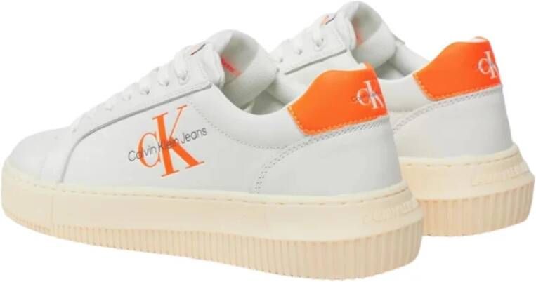 Calvin Klein Jeans Lage Sneakers White Dames