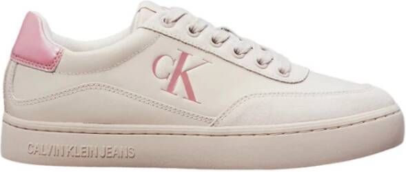 Calvin Klein Jeans Lage Sneakers White Dames