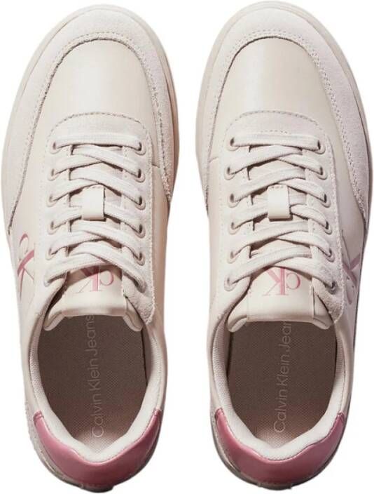 Calvin Klein Jeans Lage Sneakers White Dames