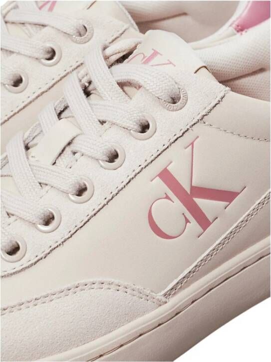 Calvin Klein Jeans Lage Sneakers White Dames