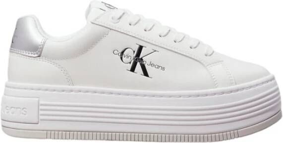 Calvin Klein Jeans Lage Sneakers White Dames