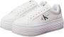 Calvin Klein Plateausneakers BOLD PLATF LOW LACE LTH ML MTL met zijlogo vrijetijdsschoen lage schoen veterschoen - Thumbnail 16