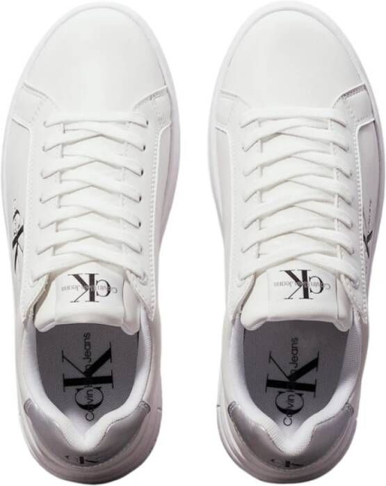 Calvin Klein Jeans Lage Sneakers White Dames