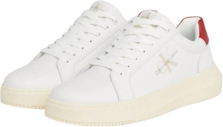 Calvin Klein Jeans Lage Sneakers White Heren