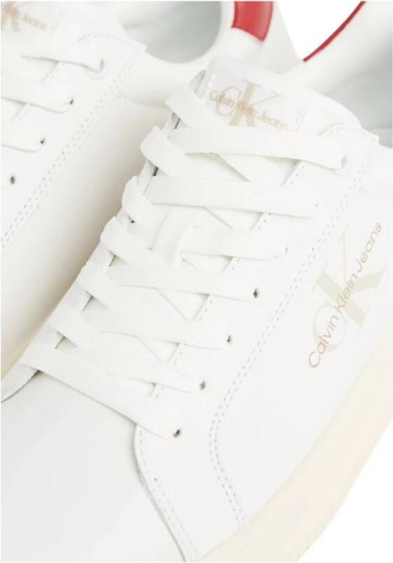 Calvin Klein Jeans Lage Sneakers White Heren