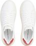 Calvin Klein Sportieve witte vetersneakers met print White Heren - Thumbnail 14