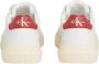 Calvin Klein Sportieve witte vetersneakers met print White Heren - Thumbnail 15