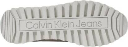 Calvin Klein Jeans Lente Zomer Dames Sneakers Collectie Beige Dames