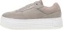 Calvin Klein Jeans Lente Zomer Dames Sneakers Collectie Beige Dames - Thumbnail 7