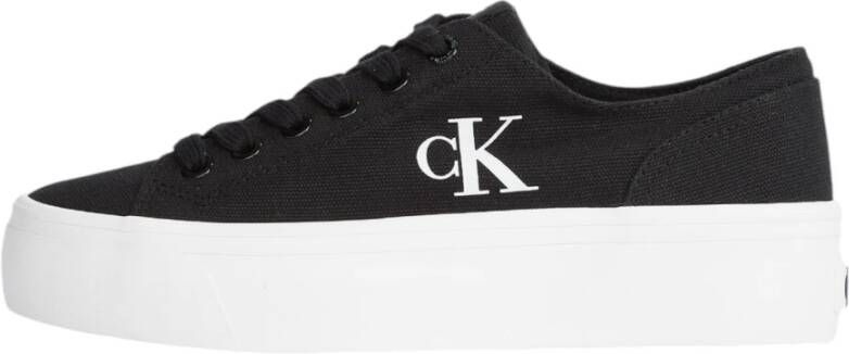 Calvin Klein Jeans Lente Zomer Dames Sneakers Collectie Black Dames