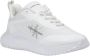 Calvin Klein Sneakers EVA RUNNER LOW LACE MIX ML WN vrijetijdsschoen lage schoen veterschoen met lichte loopzool - Thumbnail 9