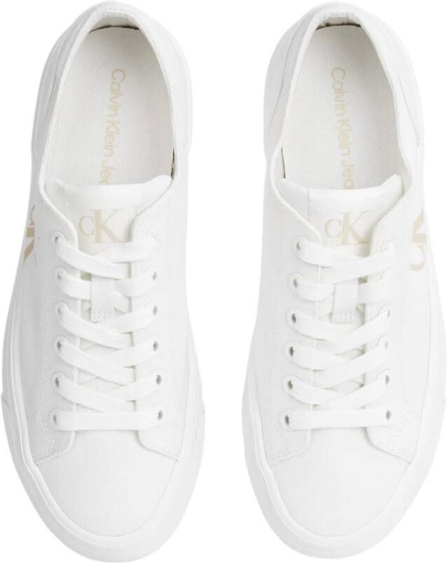 Calvin Klein Jeans Lente Zomer Dames Sneakers Collectie White Dames