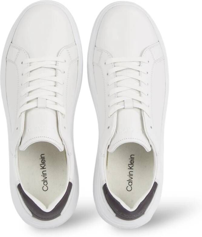 Calvin Klein Jeans Moderne Sneakers met Gerecyclede Schuim Binnenzool White Heren