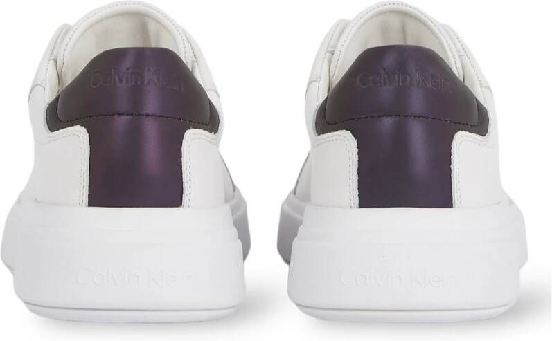 Calvin Klein Jeans Moderne Sneakers met Gerecyclede Schuim Binnenzool White Heren