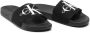 Calvin Klein Jeans Monogram Slide Sandalen Lente Zomer Collectie Black Dames - Thumbnail 36