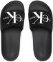 Calvin Klein Jeans Monogram Slide Sandalen Lente Zomer Collectie Black Dames - Thumbnail 37