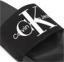 Calvin Klein Jeans Monogram Slide Sandalen Lente Zomer Collectie Black Dames - Thumbnail 38