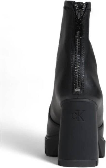 Calvin Klein Jeans Platform Zip Schoenen Herfst Winter Collectie Black Dames