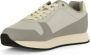 Calvin Klein Jeans Retro Runner Leren Sneakers Gray Heren - Thumbnail 2