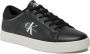 Calvin Klein Jeans Stijlvolle leren sneakers met rubberen zool Black Heren - Thumbnail 8