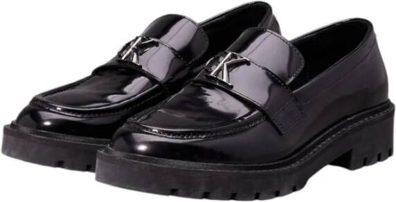 Calvin Klein Jeans Stijlvolle Loafers voor Mannen Black Dames