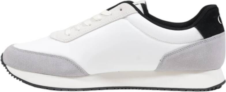 Calvin Klein Jeans Suede Leren Herenschoenen Collectie White Heren