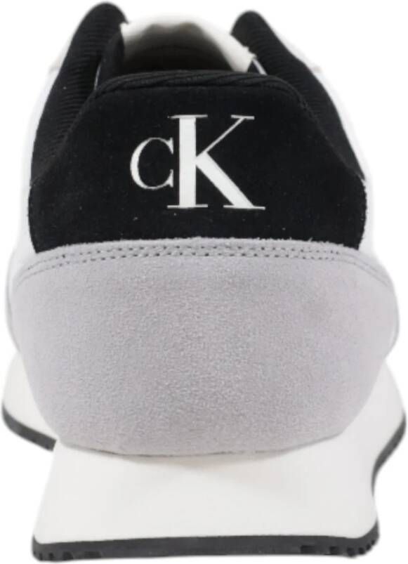 Calvin Klein Jeans Suede Leren Herenschoenen Collectie White Heren