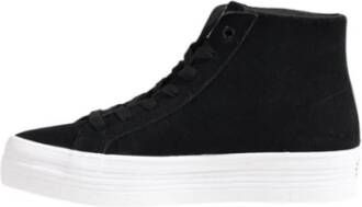 Calvin Klein Jeans Suede Leren Sneakers Dames Collectie Black Dames