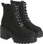 Calvin Klein Jeans Zwarte Chunky Heeled Rits Enkellaarzen Black Dames - Thumbnail 2