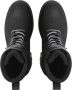 Calvin Klein Jeans Zwarte Chunky Heeled Rits Enkellaarzen Black Dames - Thumbnail 4