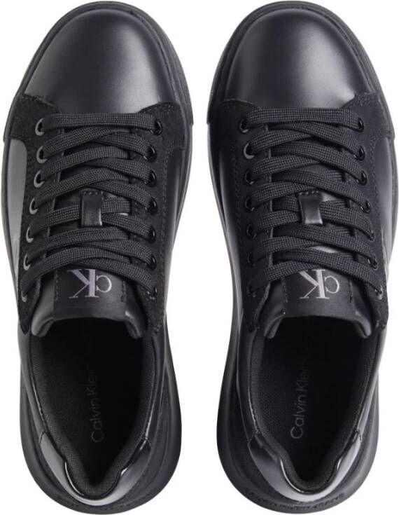 Calvin Klein Jeans Zwarte Chunky Sneakers voor Vrouwen Black Dames