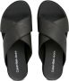 Calvin Klein Slippers FLATFORM CROSS MG UC plateau zomerschoen pantoffels met kruisverband - Thumbnail 12