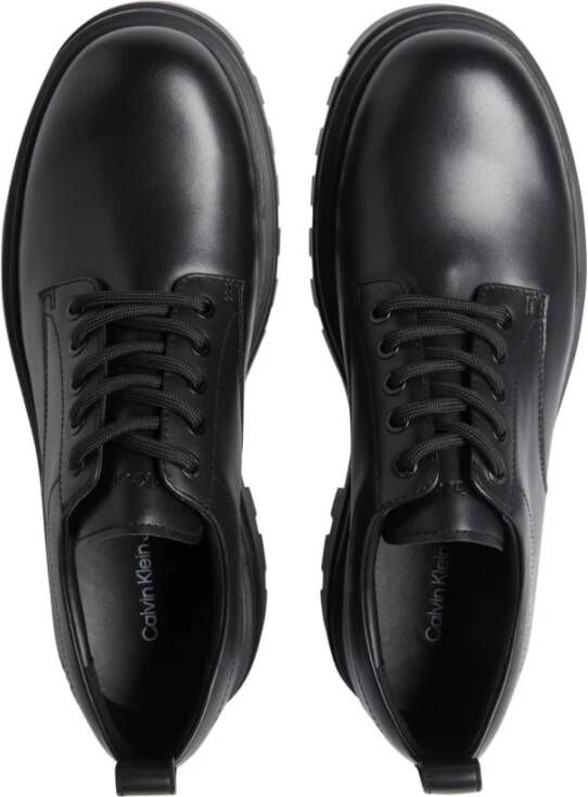 Calvin Klein Jeans Zwarte Derby Zakelijke Schoenen Black Heren