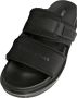 Calvin Klein Jeans Zwarte Dubbele Bar Platte Sandaal Black Heren - Thumbnail 7