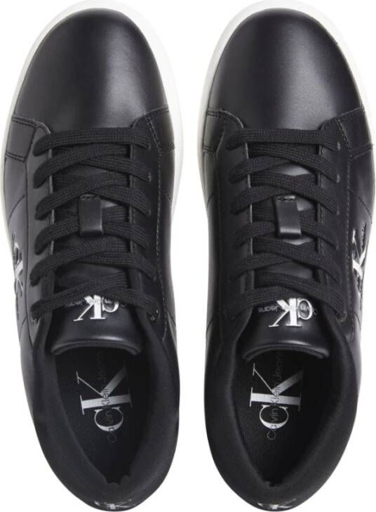 Calvin Klein Jeans Zwarte lage vrijetijdssneakers Black Dames