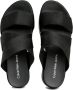 Calvin Klein Jeans Zwarte Platte Sandaal Webbing Black Dames - Thumbnail 5