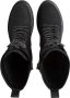 Calvin Klein Jeans Zwarte Veters Flatform Enkellaarzen Black Dames - Thumbnail 4