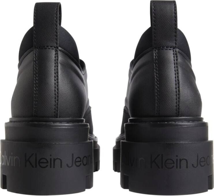 Calvin Klein Jeans Zwarte Veterschoen Derby Zakelijke Schoenen Black Dames