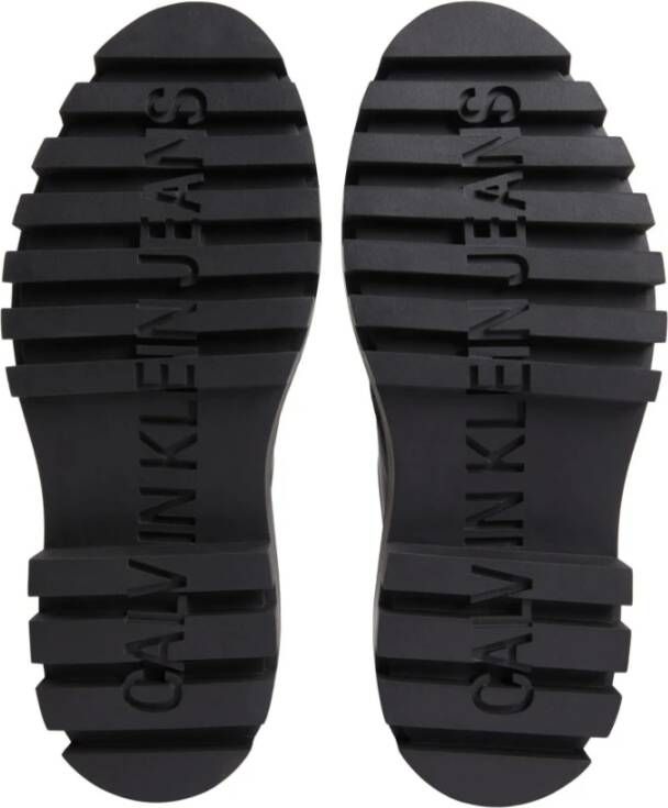 Calvin Klein Jeans Zwarte Veterschoen Derby Zakelijke Schoenen Black Dames