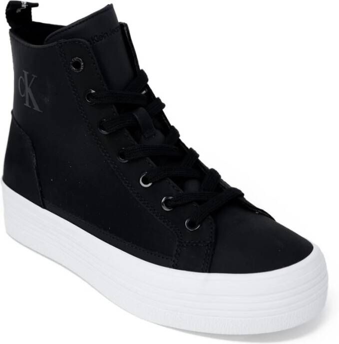 Calvin Klein Jeans Zwarte Veterschoenen Black Dames