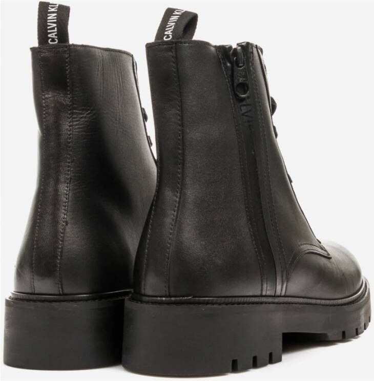 Calvin Klein Lace-up Boots Black Heren