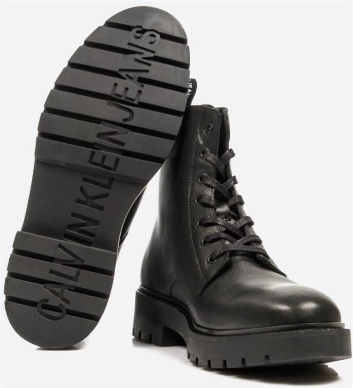 Calvin Klein Lace-up Boots Black Heren