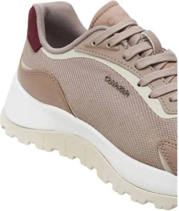 Calvin Klein Lage Sneakers Beige Dames