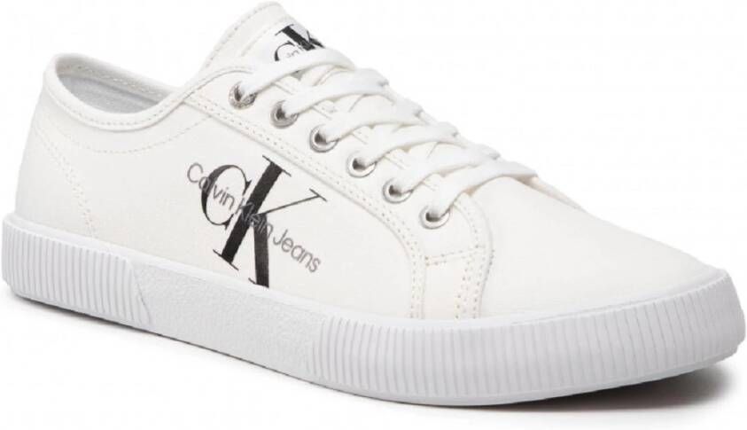 Calvin Klein Lage Sneakers White Heren