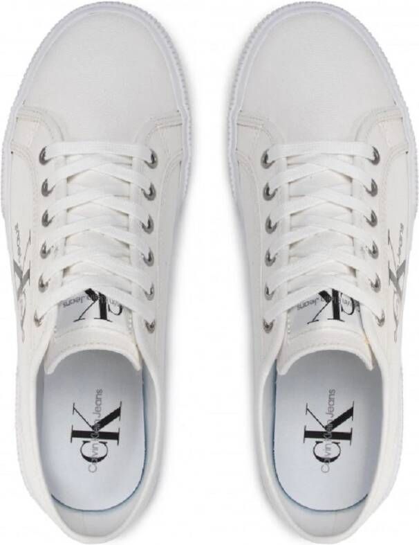 Calvin Klein Lage Sneakers White Heren