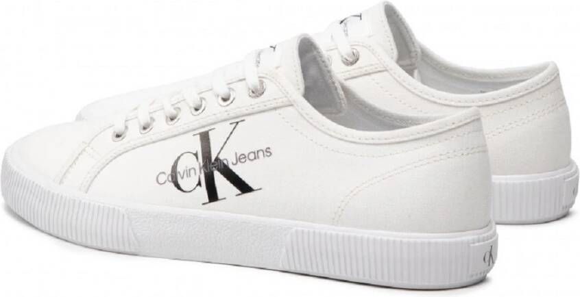 Calvin Klein Lage Sneakers White Heren