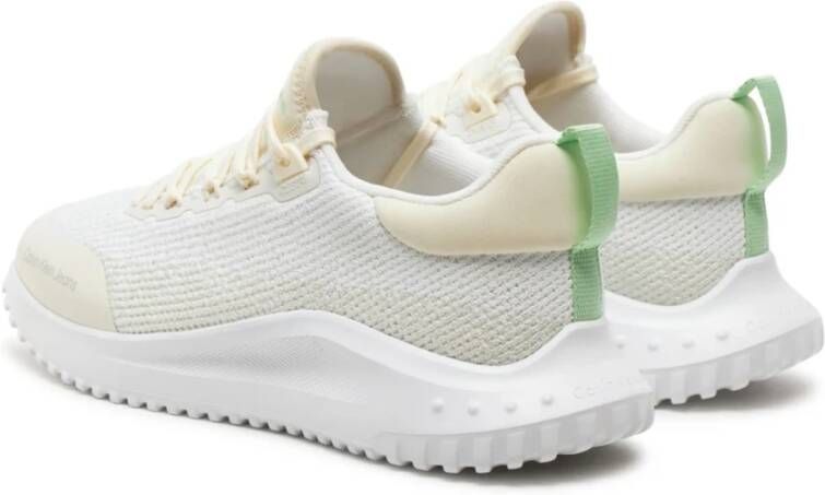 Calvin Klein Lage Sok Runner Sneakers White Dames