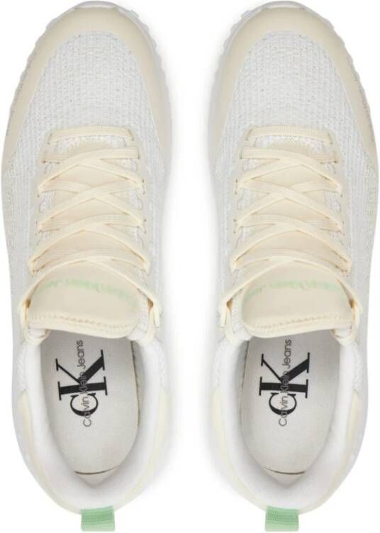 Calvin Klein Lage Sok Runner Sneakers White Dames