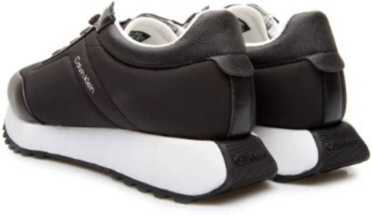 Calvin Klein Lage Top Veterschoenen met Padding Black Heren